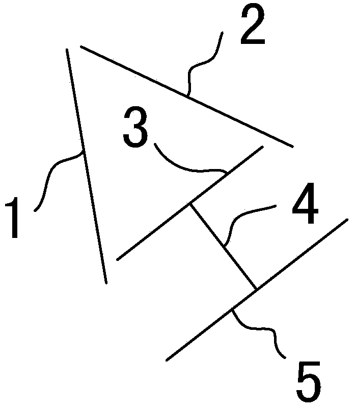 Splayed and I-shaped stitching method for embroidery and embroidery method