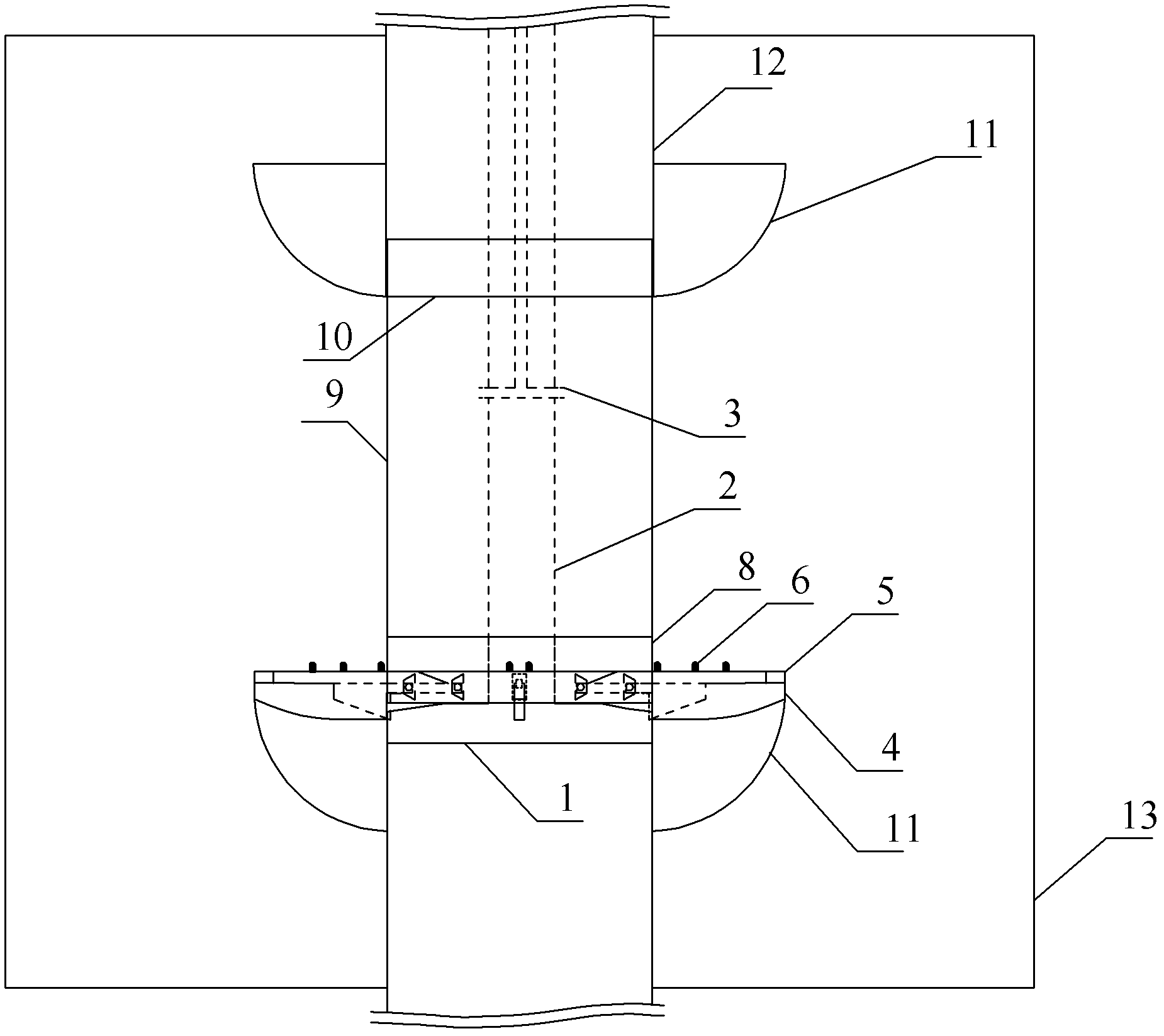 Contracting-expanding type earth-rock hybrid normal position mechanical property measuring device