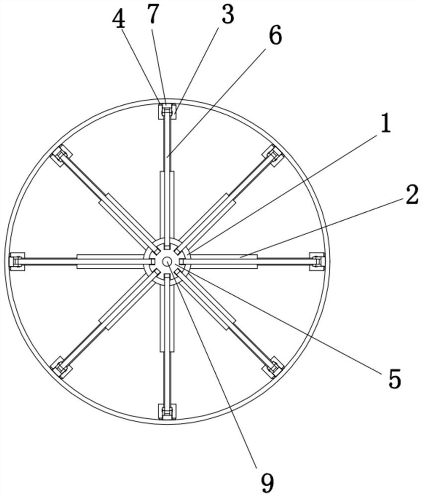 Method for keeping roundness of pressure steel pipe in concrete backfilling process