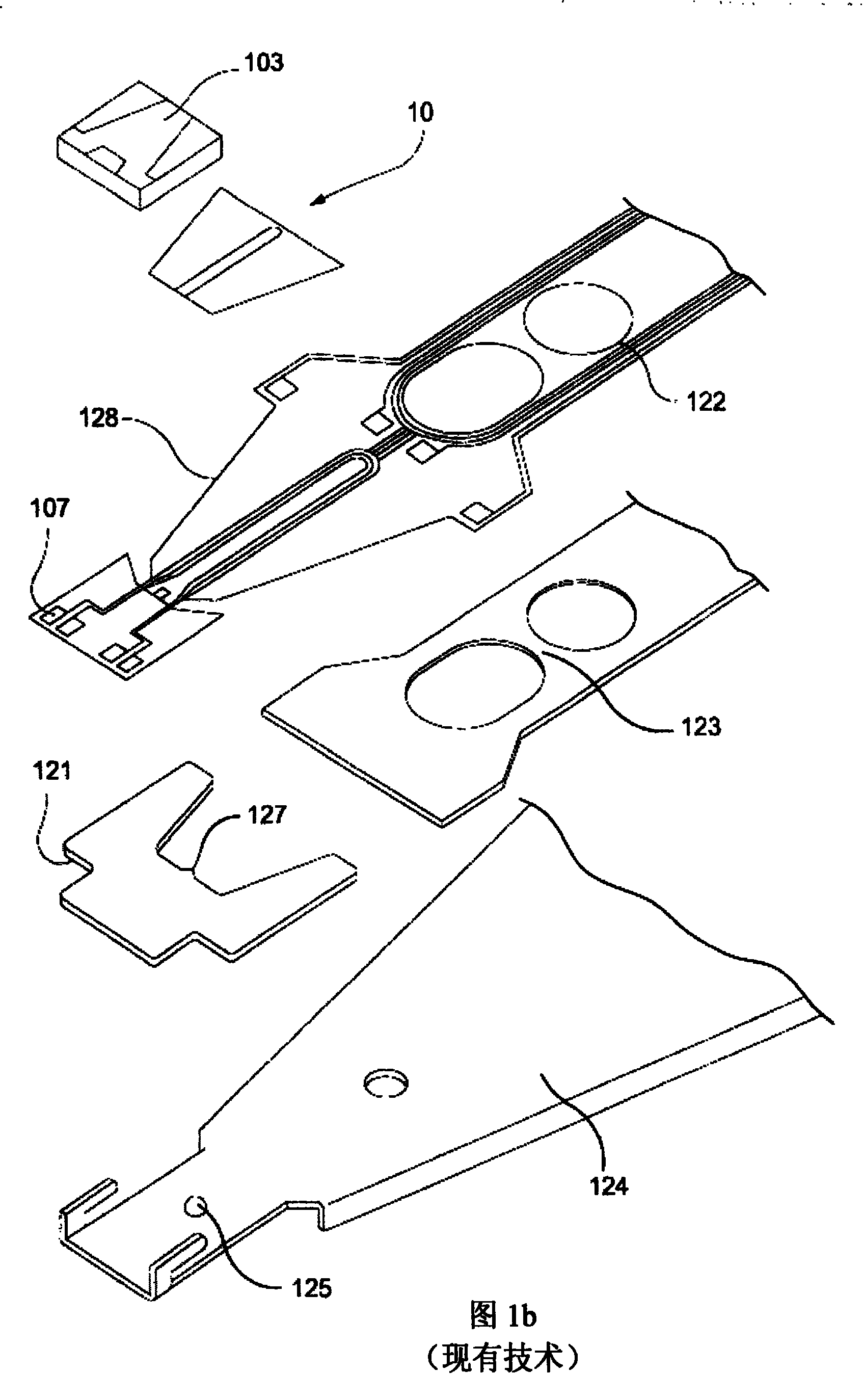 Improved magnetic head tabs combination, magnetic disk drive and manufacturing method thereof