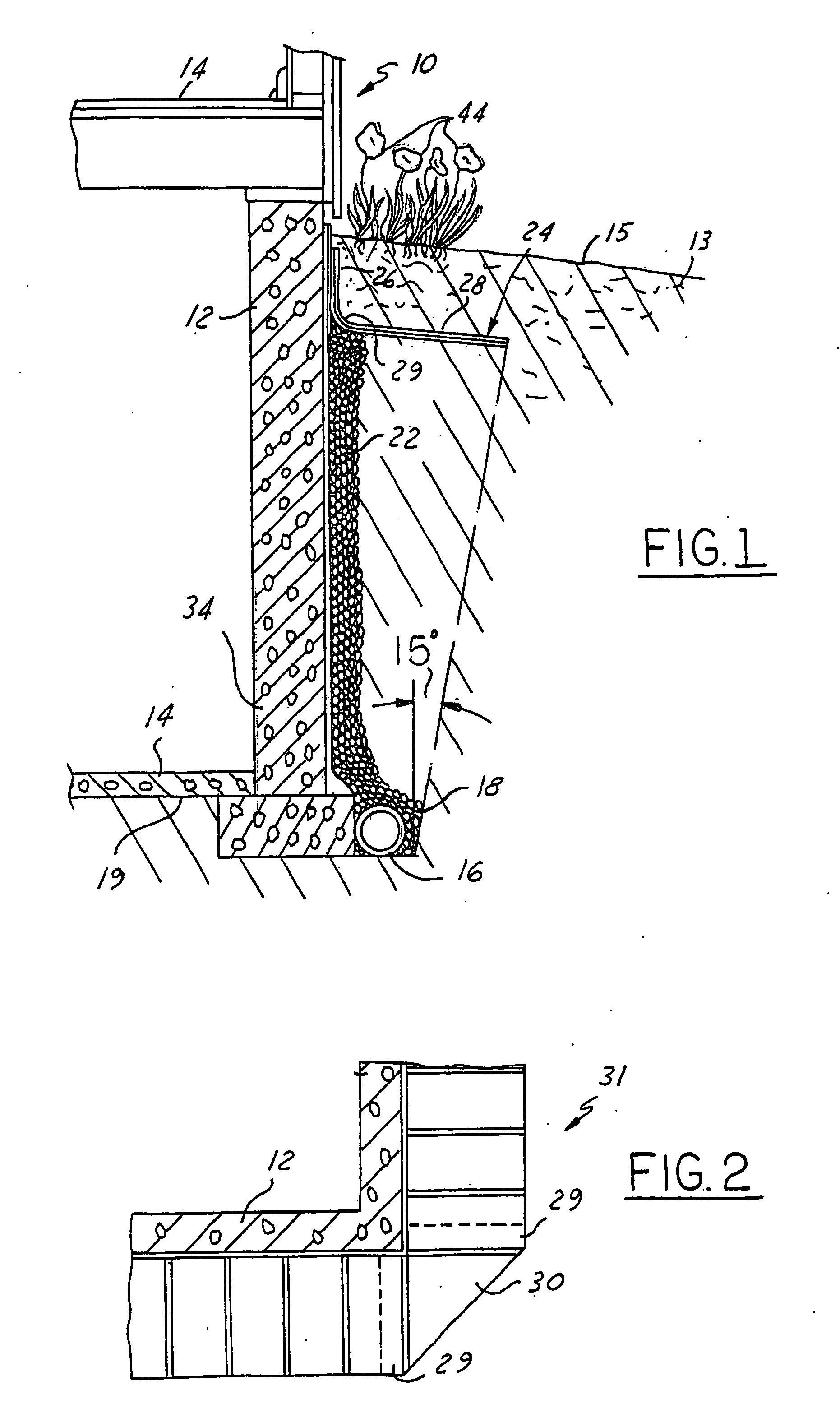 Basement wall water protection system