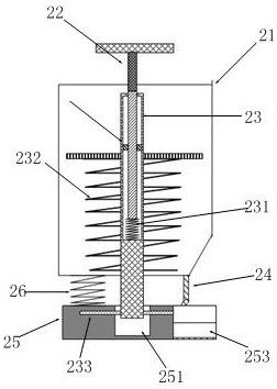 Single tablet dispensing box device suitable for Parkinson's syndrome