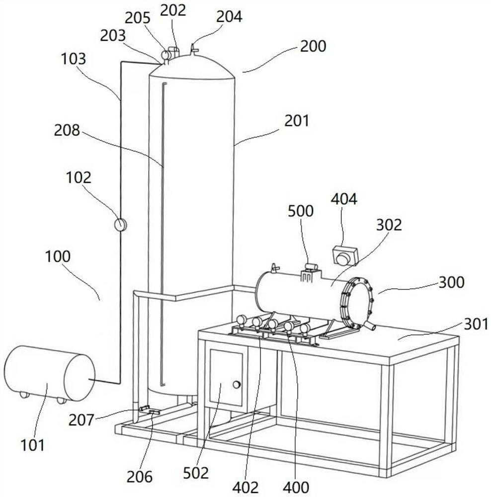 Multi-path dynamic water seepage erosion simulation test device considering disturbance and initial state