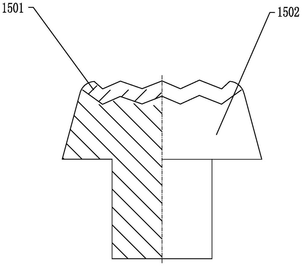 High-reliability rivet type electrical contact, forming equipment and forming method