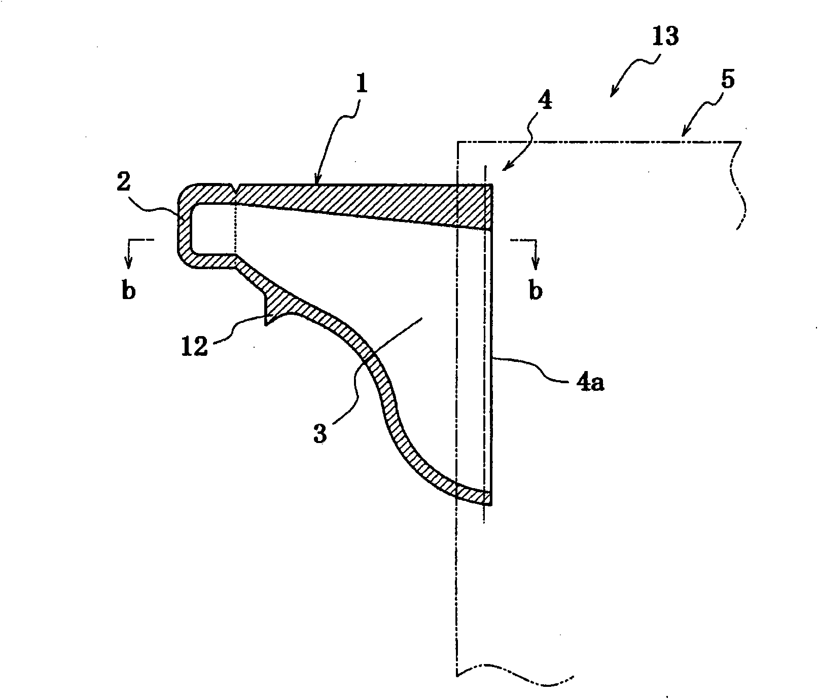 Edge face structure of laminated film, method of processing edge face, liquid ejection nozzle with processed edge face, and process for producing the same