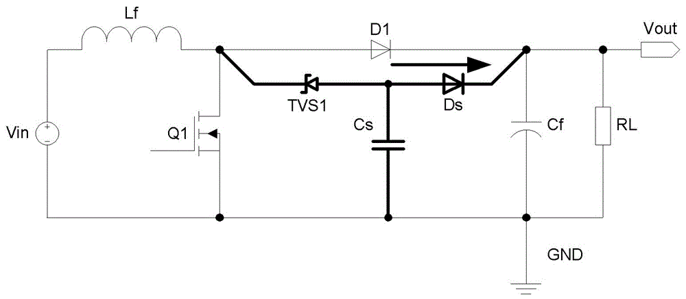 Circuit, switching power supply and LCD drive circuit