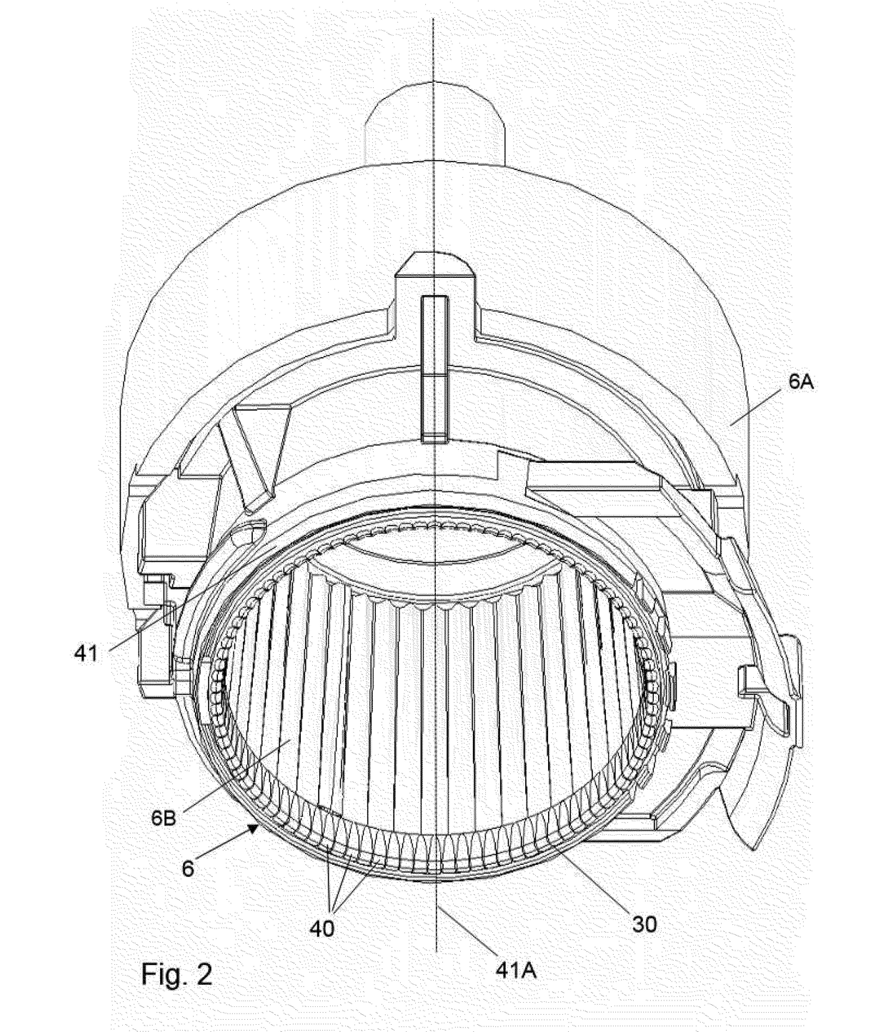 Capsule, a system for preparing a potable beverage from such a capsule and use of such a capsule in a beverage preparation device