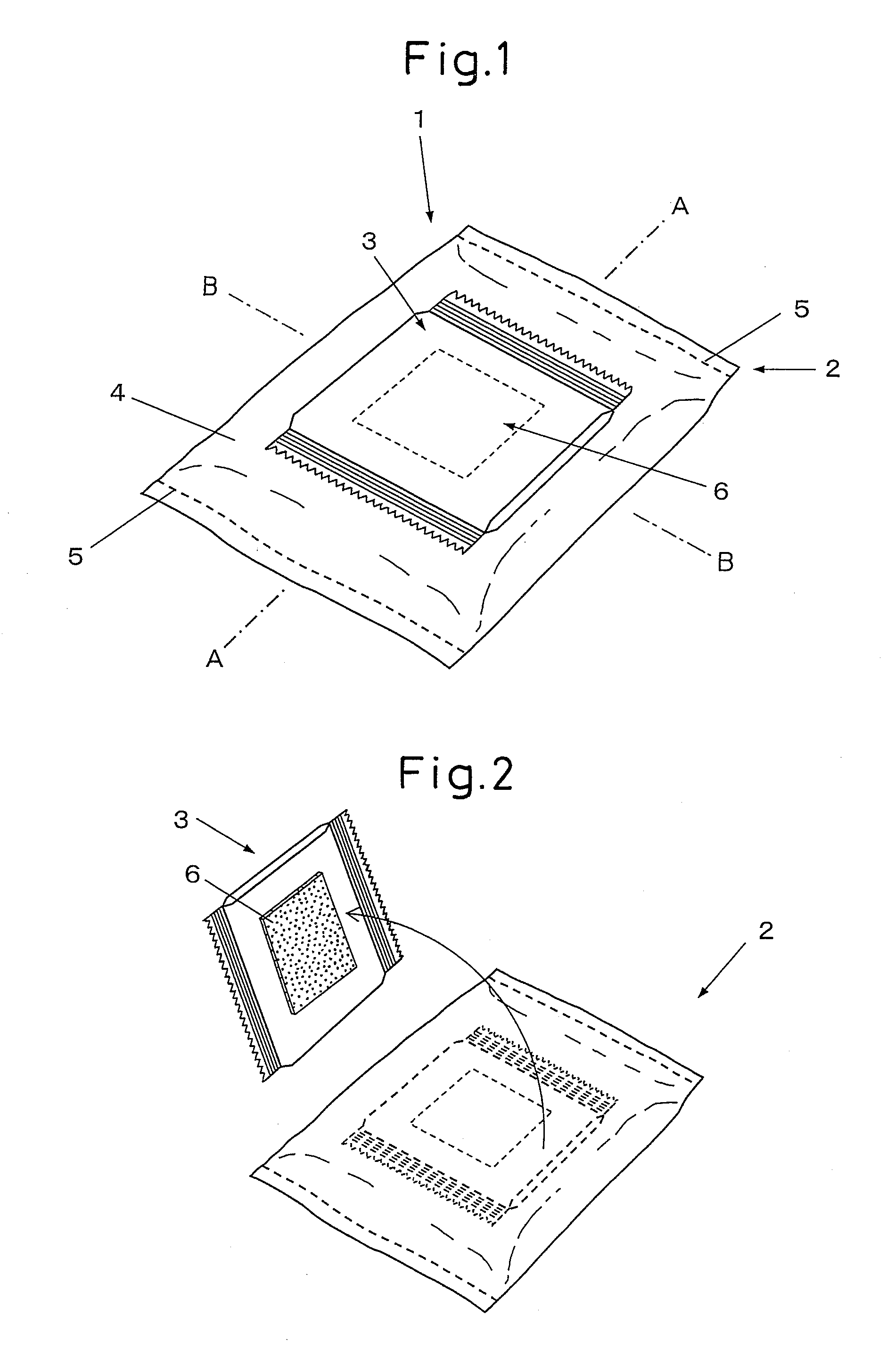 Individually packaged product comprising first individual package, second individual package and attached part