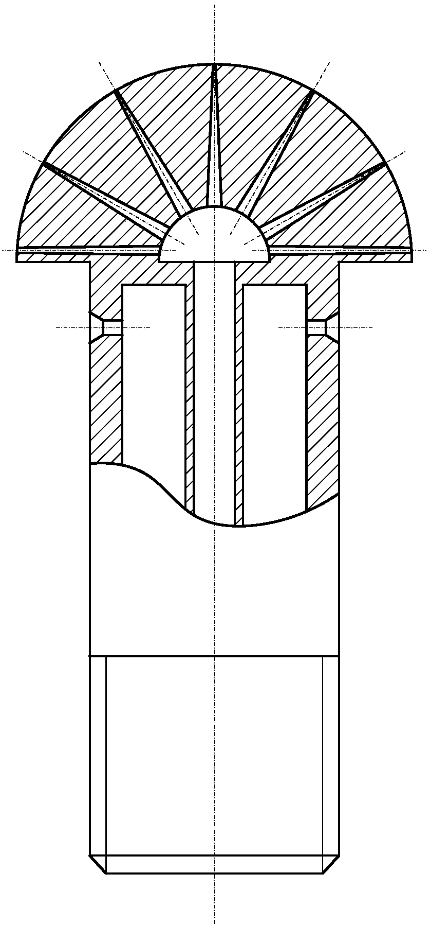 A jet helicopter rotor anti/de-icing device