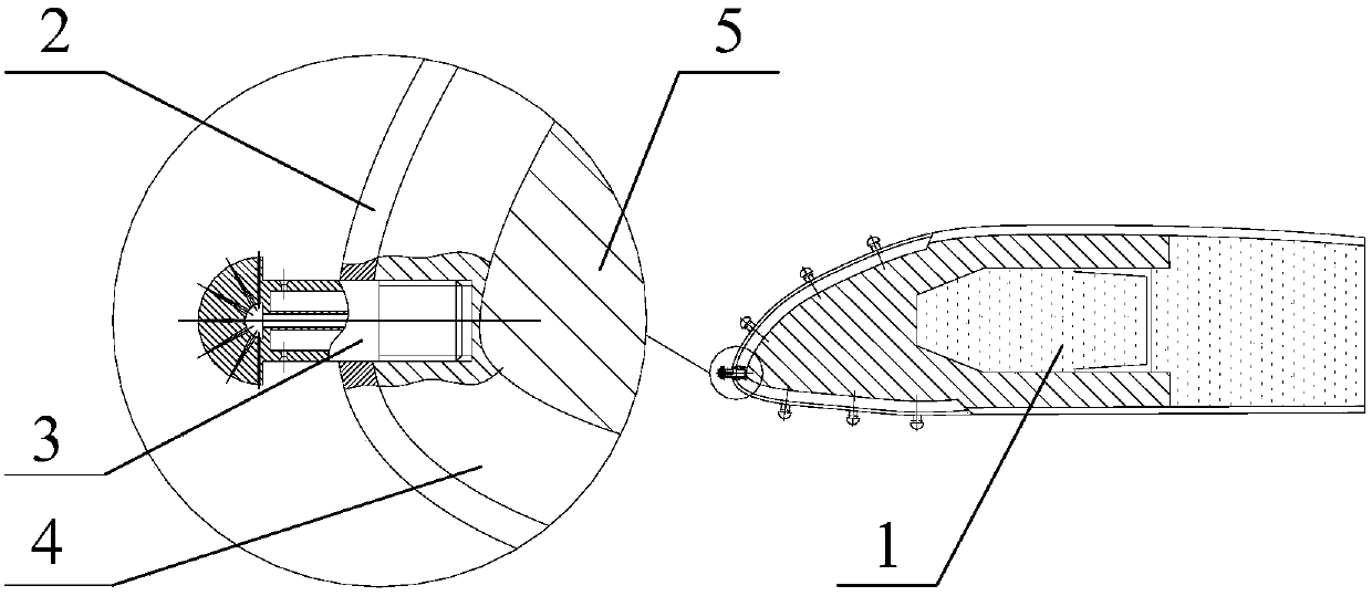 A jet helicopter rotor anti/de-icing device