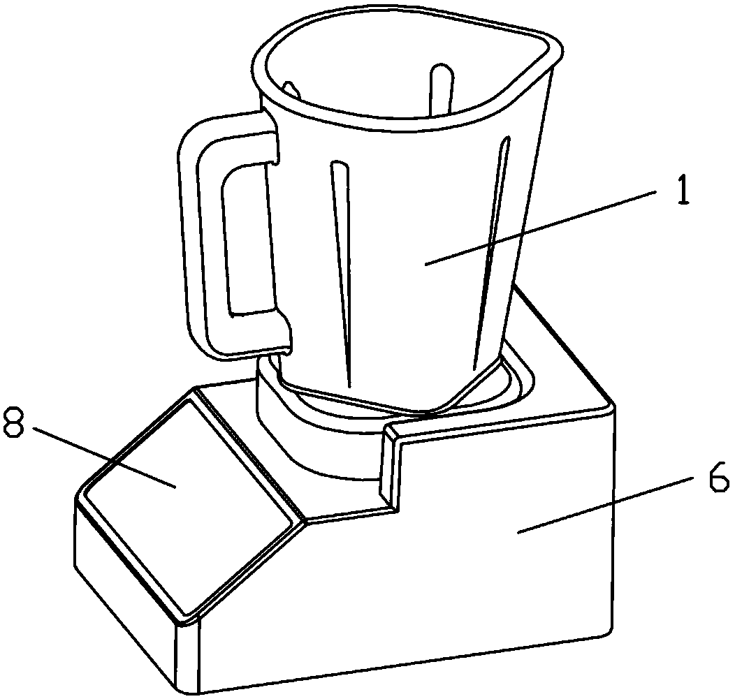 Planar separated motor applied to wall breaking machine