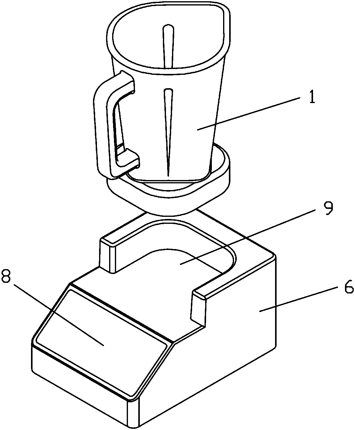 Planar separated motor applied to wall breaking machine