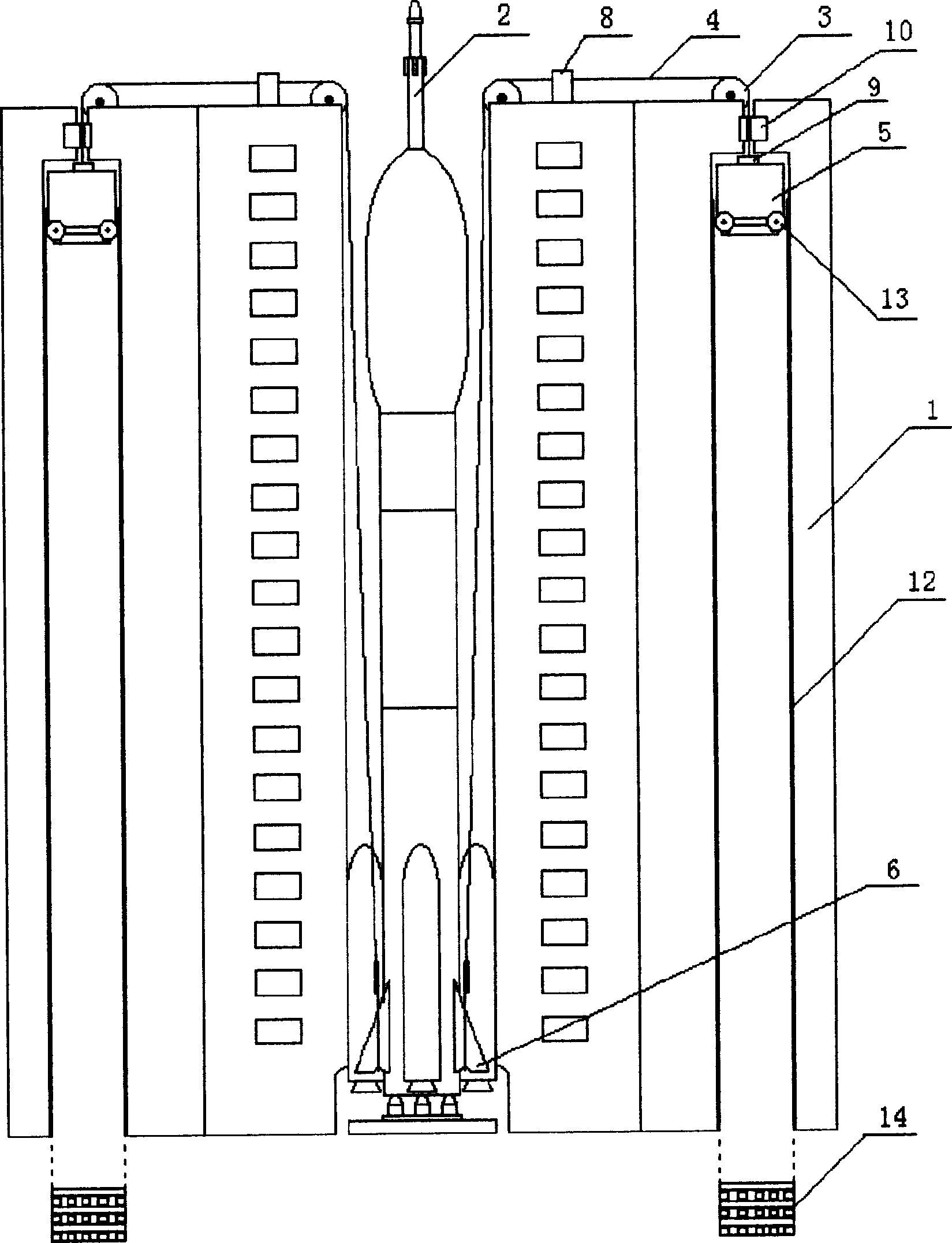 Rocket power assisted launcher and its method