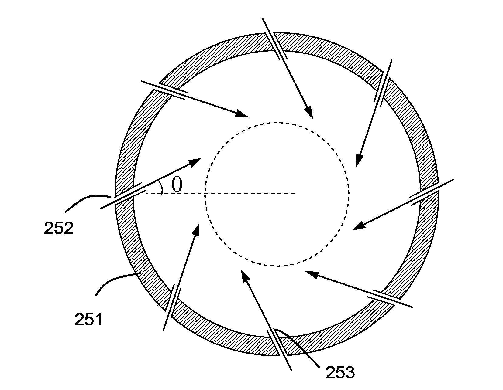 Plasma process chamber and gas injection apparatus for same