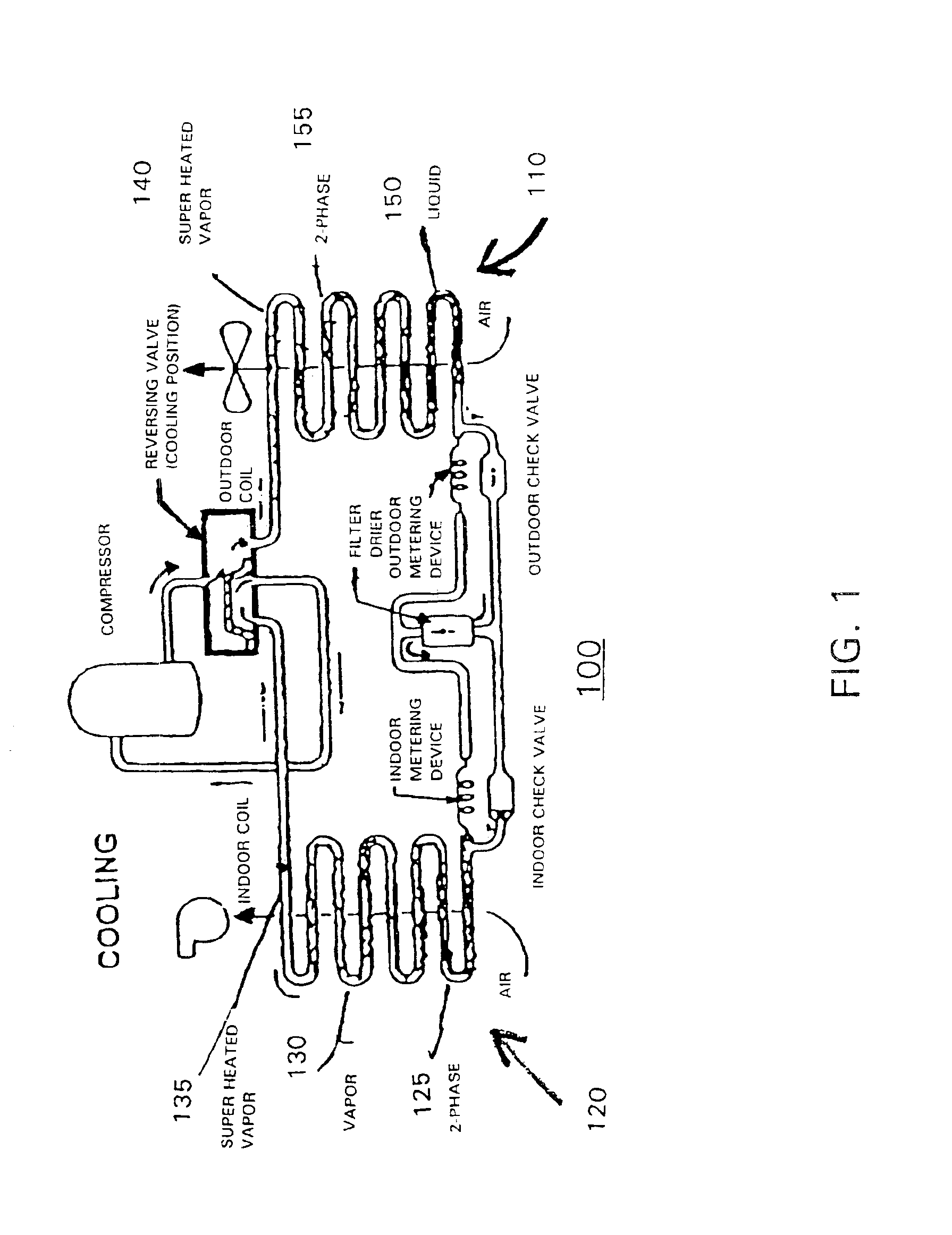 Non-intrusive refrigerant charge indicator