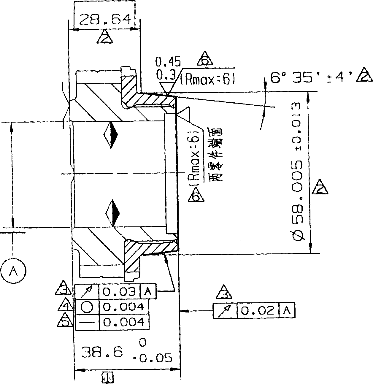 Wet hard turning process of steel part after quenching heat treatment