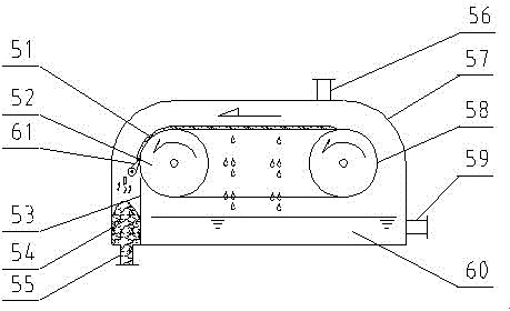 Method and apparatus for producing solid sodium bicarbonate by using acidic gas