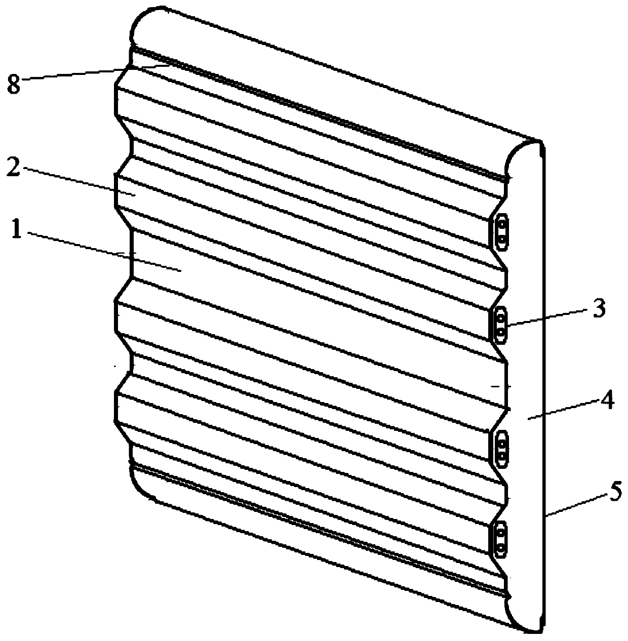 Skirting line with heating function