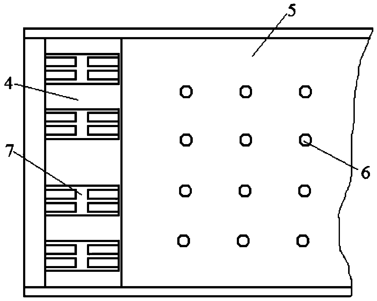 Skirting line with heating function