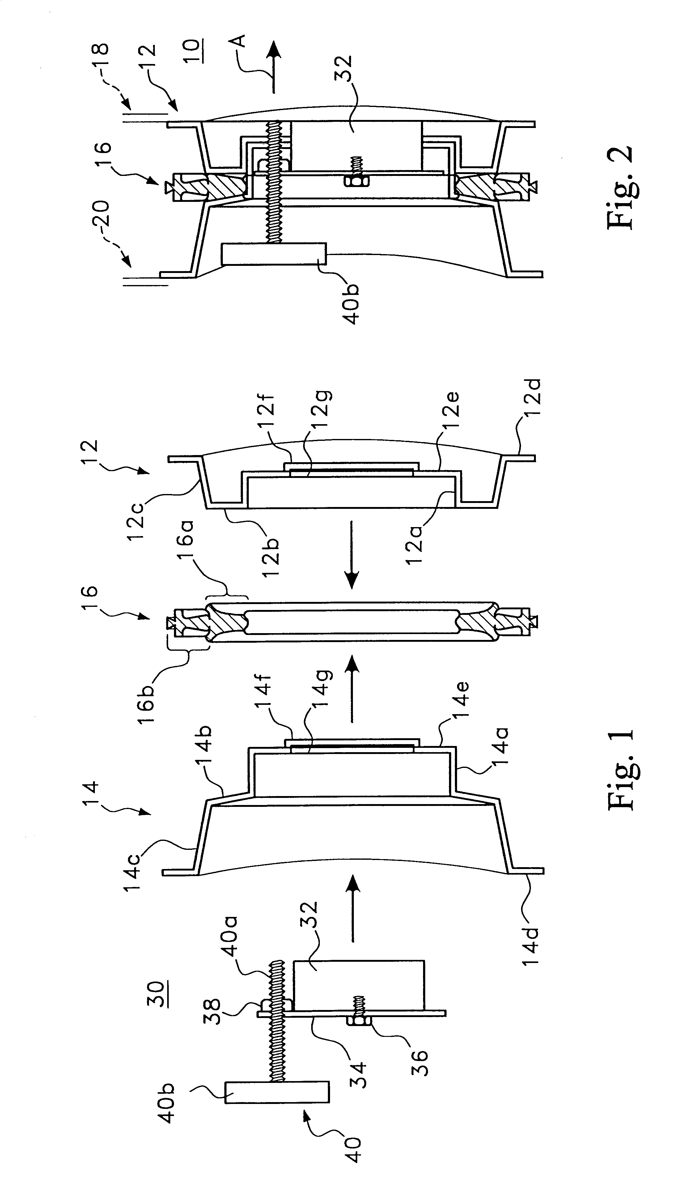 Placement ring assembly having magnetic securing means