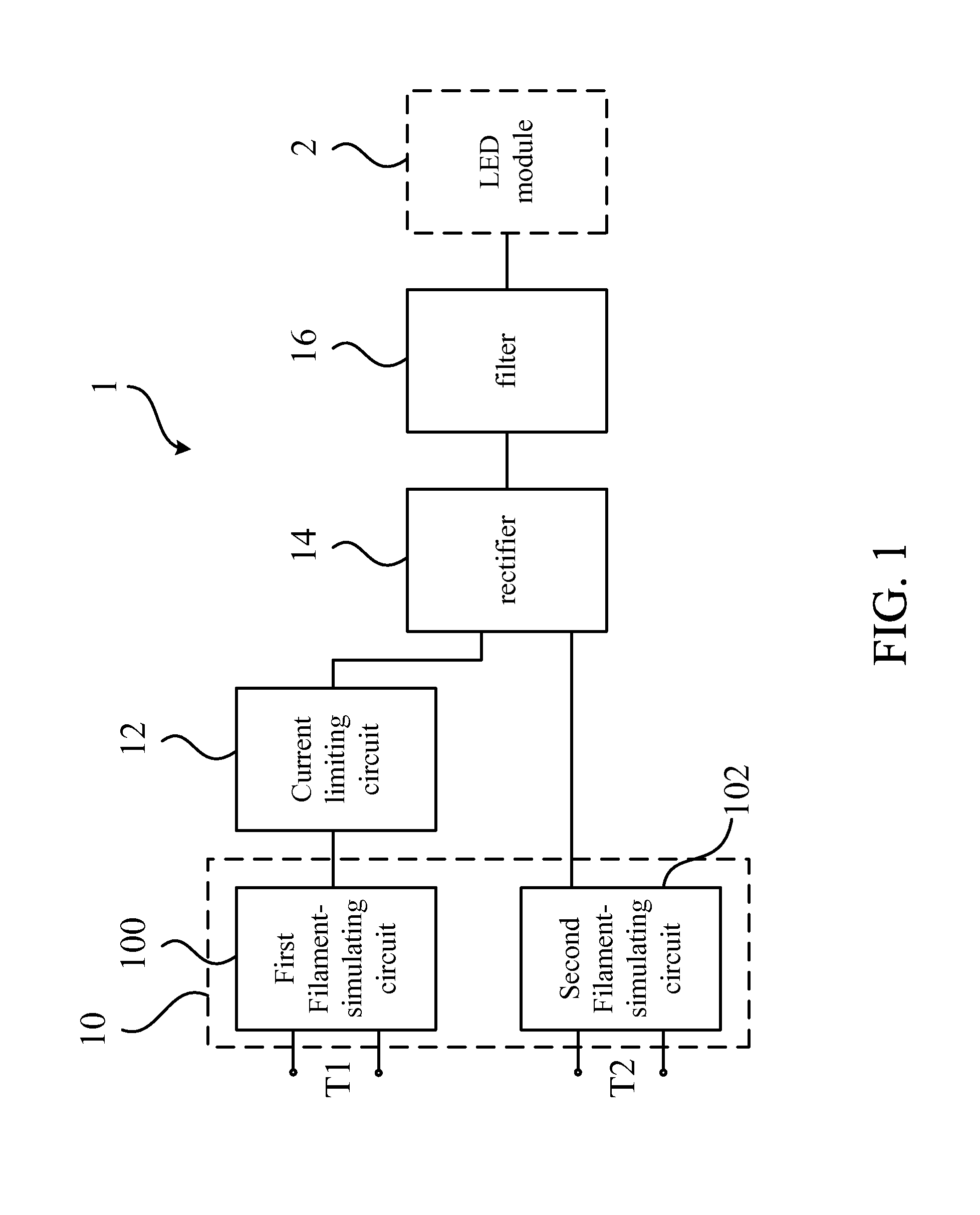 Power source module for LED lamp