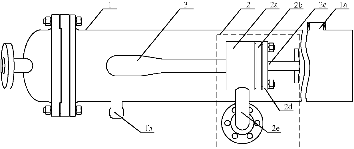 Compact jet flow air extractor for ship