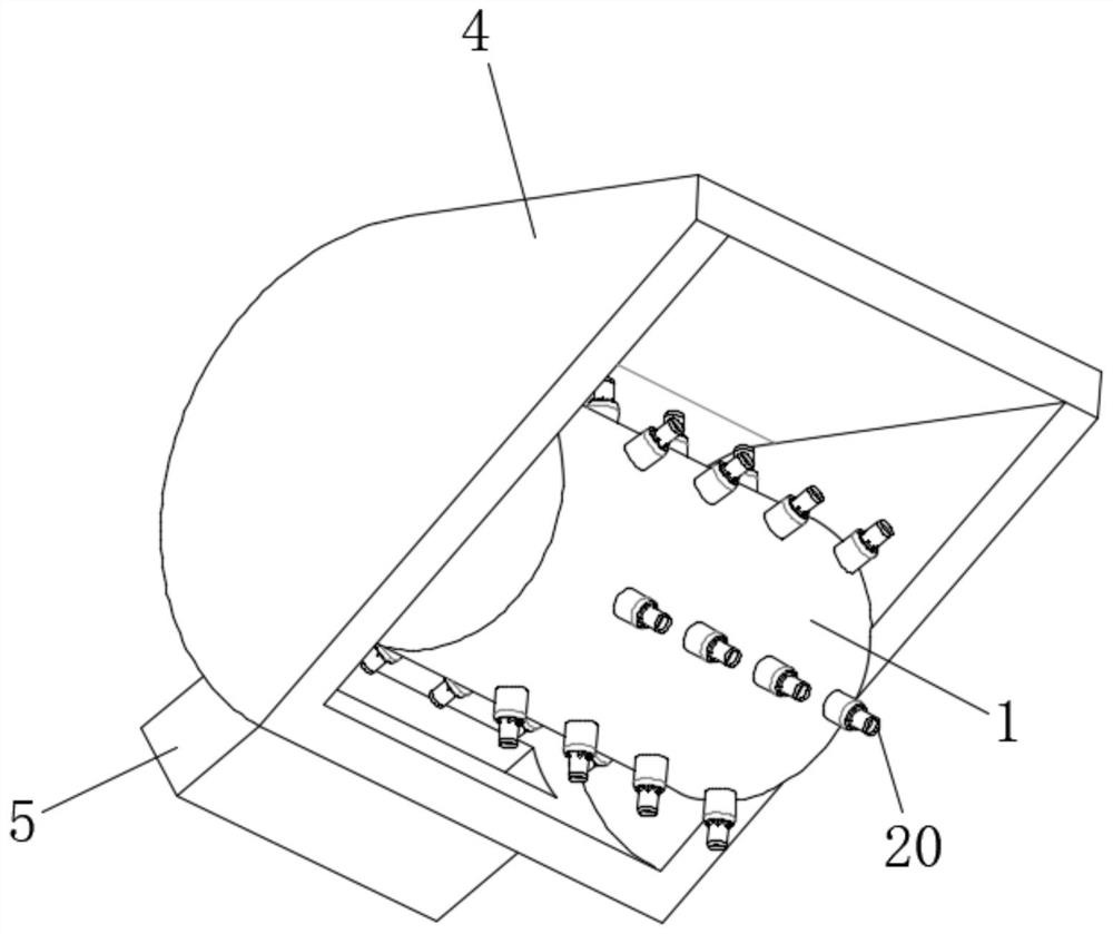 Net forming mechanism for non-woven fabric manufacturing