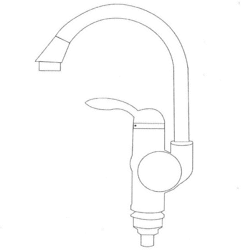 Energy-saving electric heating water tap device