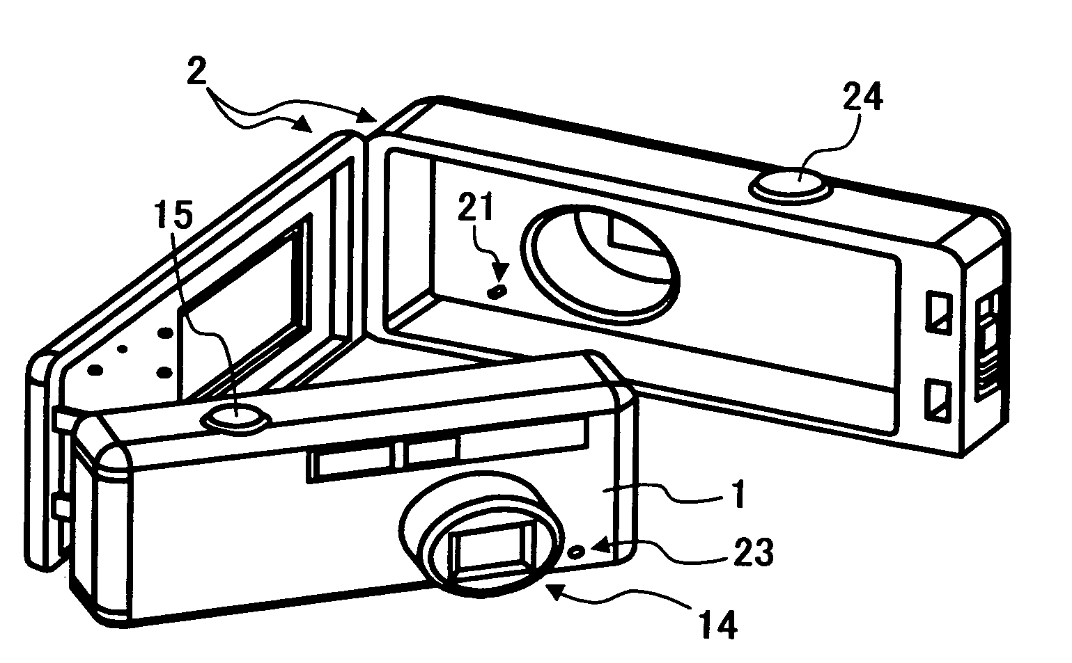 Camera and waterproof camera casing