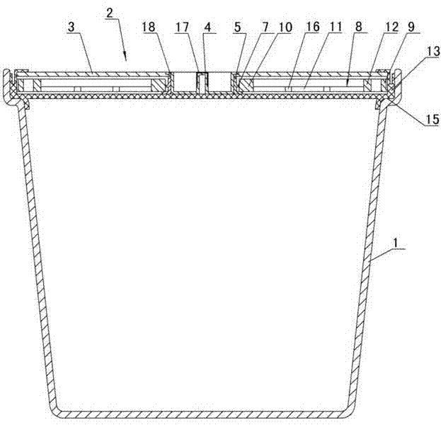 Rotary supporting clamping sealing tank and machining method