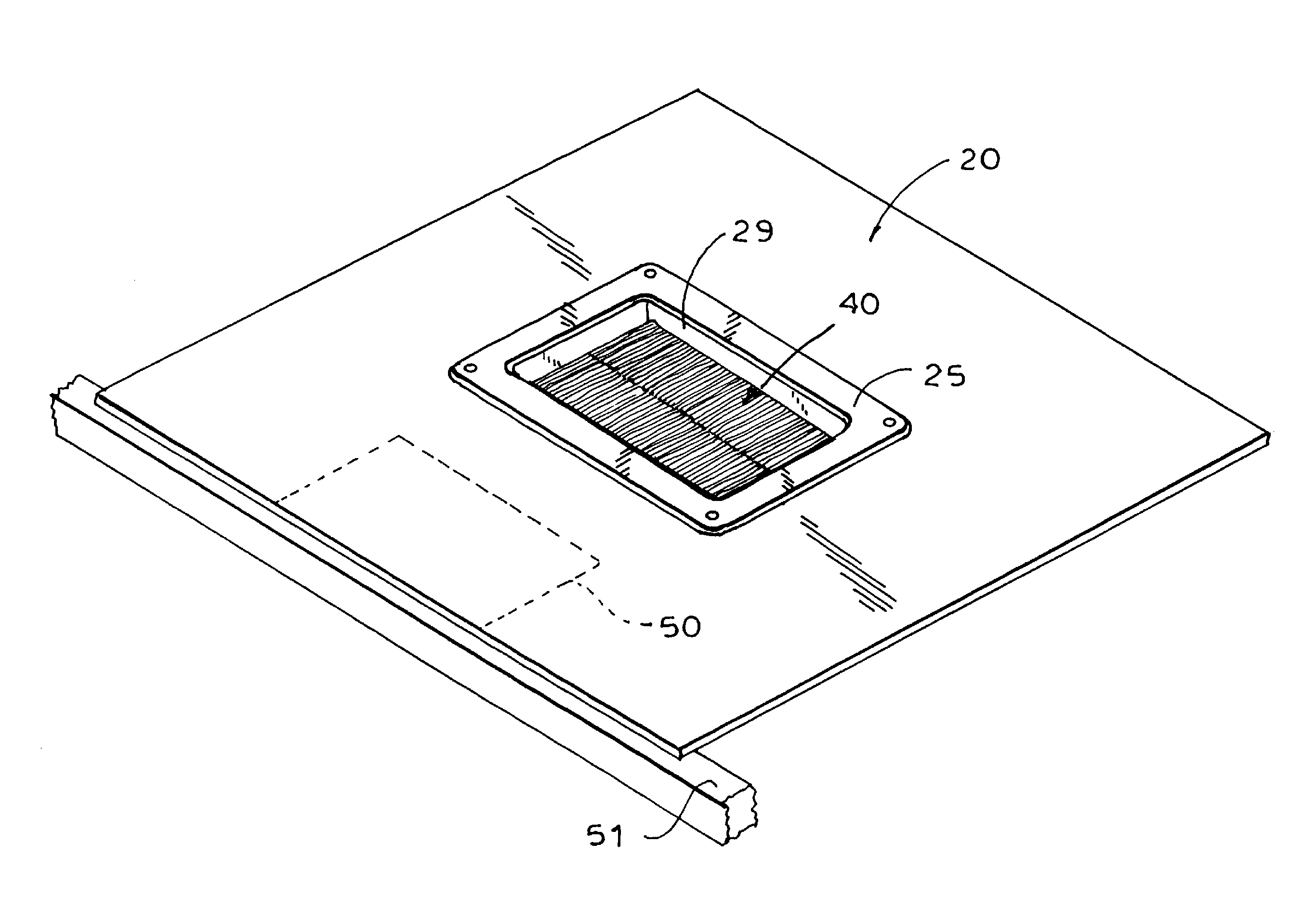 Toolless, self closing floor grommet closure for cable openings and the like in raised floors of data centers office buildings and other air conditioned structures