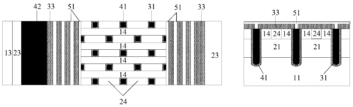 Longitudinal floating field plate device with charge balance voltage withstanding layer and manufacturing method thereof