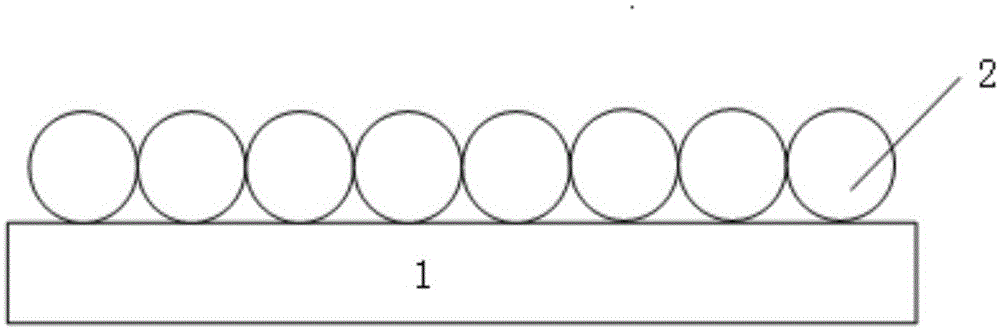 Metal nanoparticle structure array and preparation method thereof