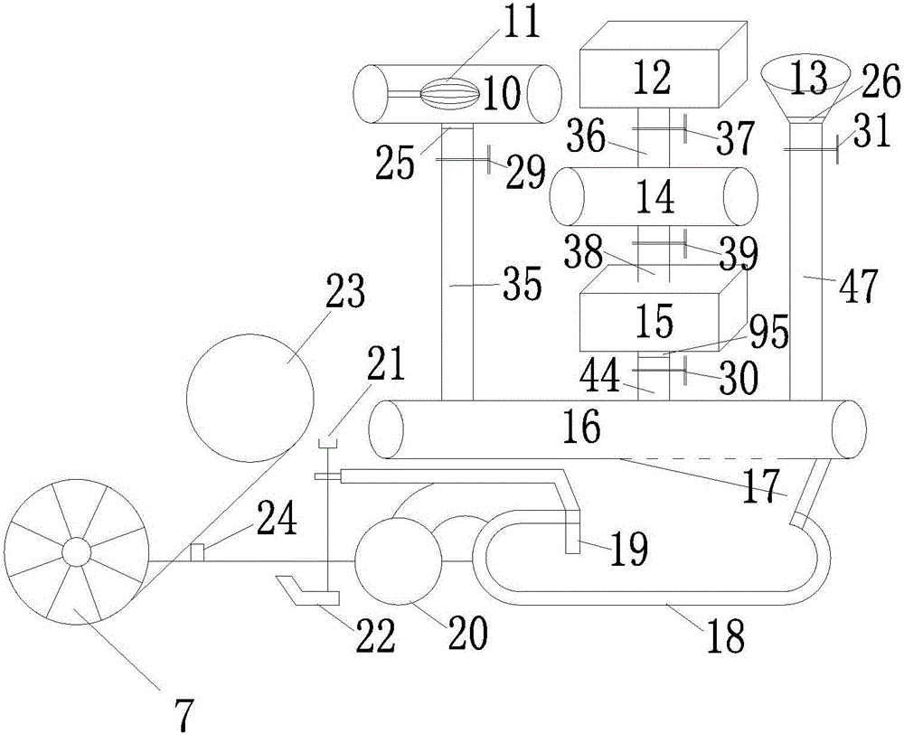 Double-layer stress absorption band integrated construction train