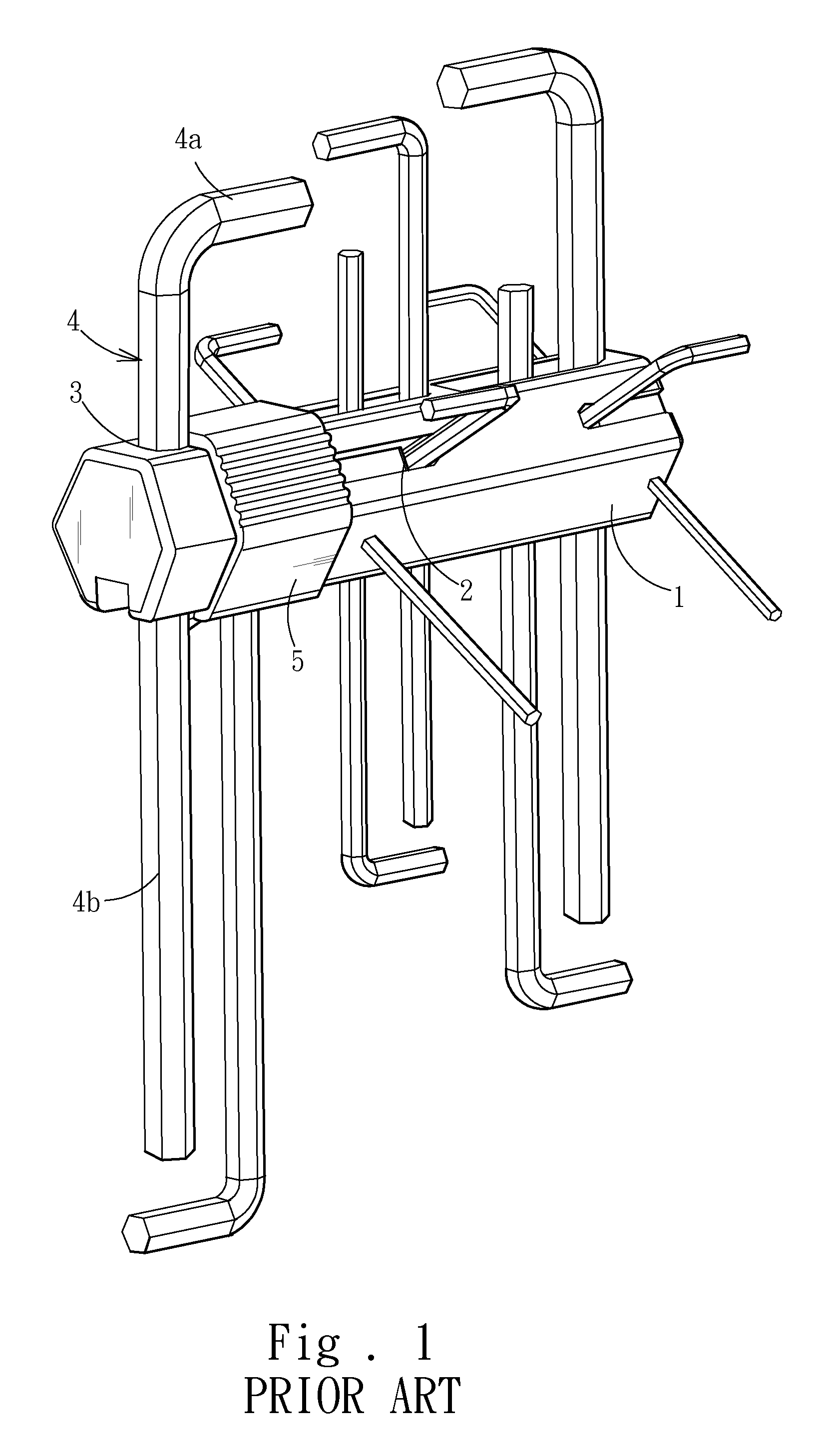 Hexagon spanner handle for increasing turning force