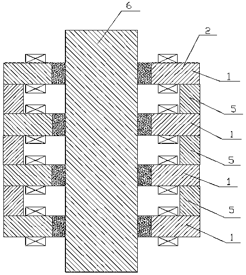 Oscillating type magnetorheological damper