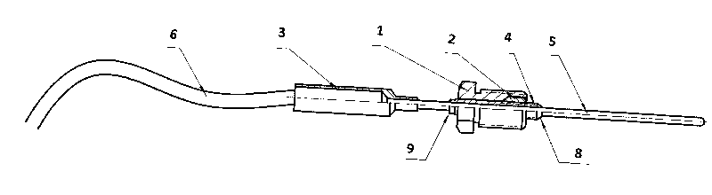 Ultrahigh pressure armored thermocouple