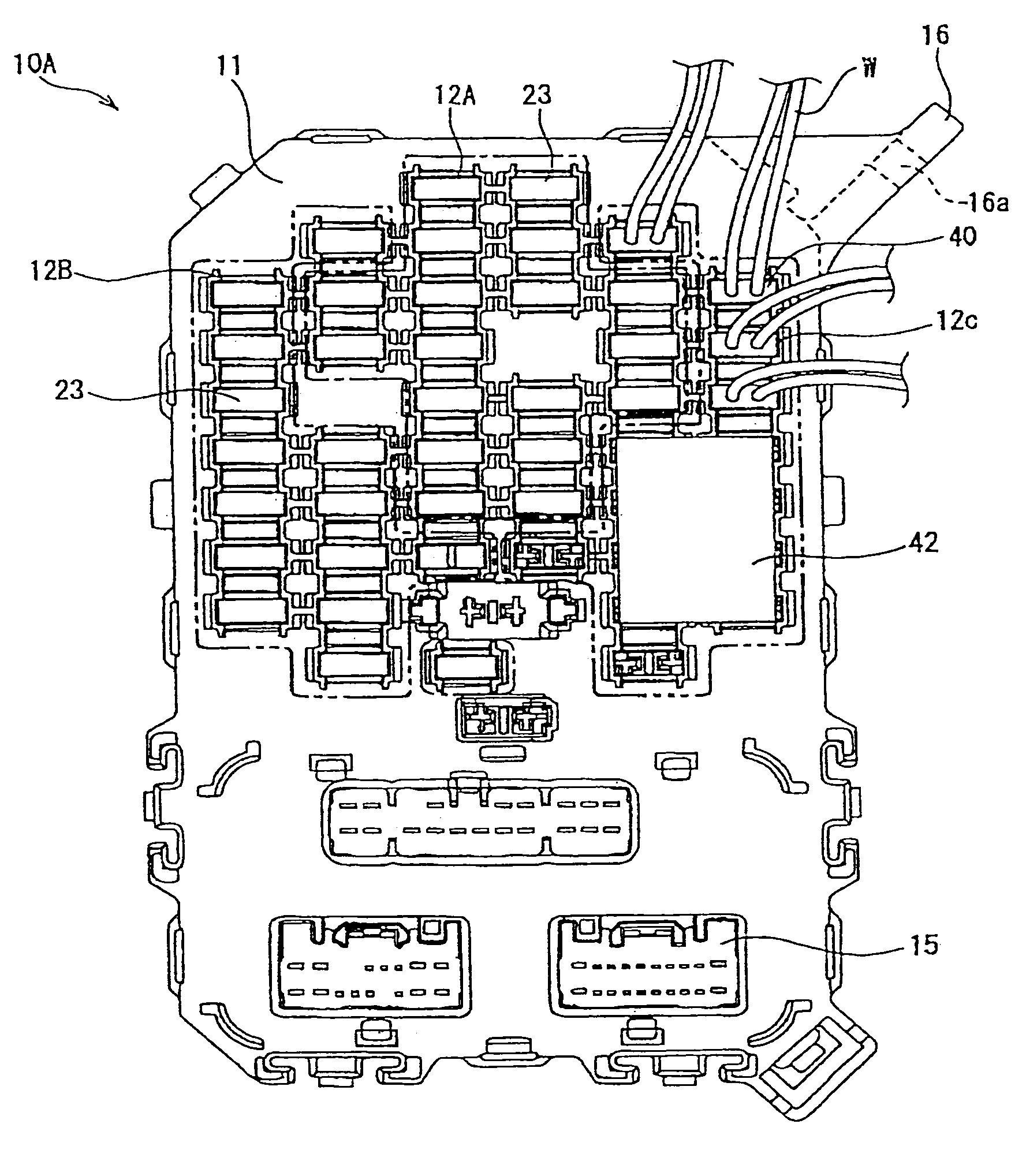 Electric junction box for a vehicle