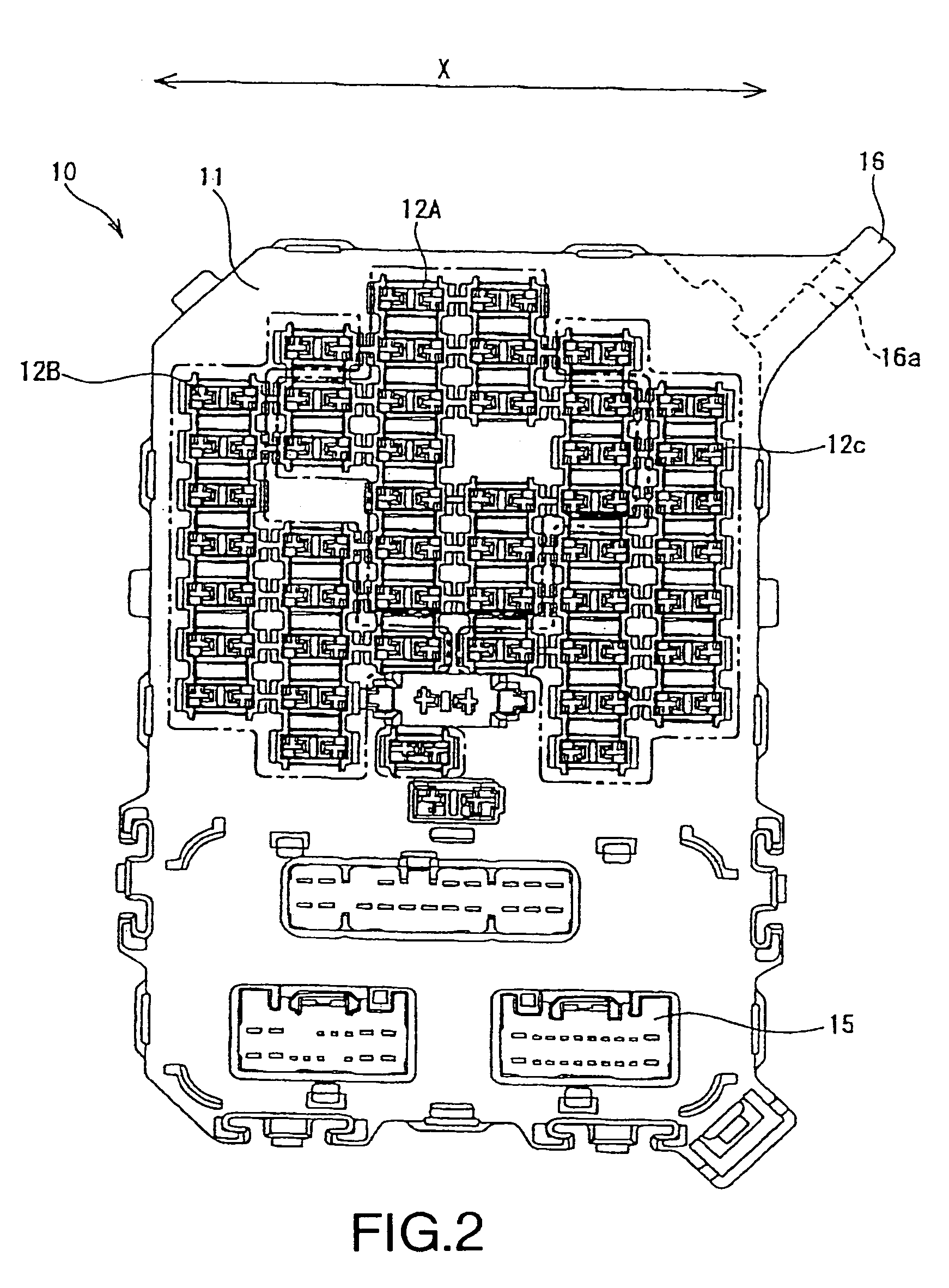 Electric junction box for a vehicle