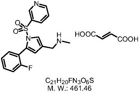 Preparation method of vonoprazan fumarate intermediate namely 5-(2-fluorophenyl)-1H-pyrrole-3-methanal
