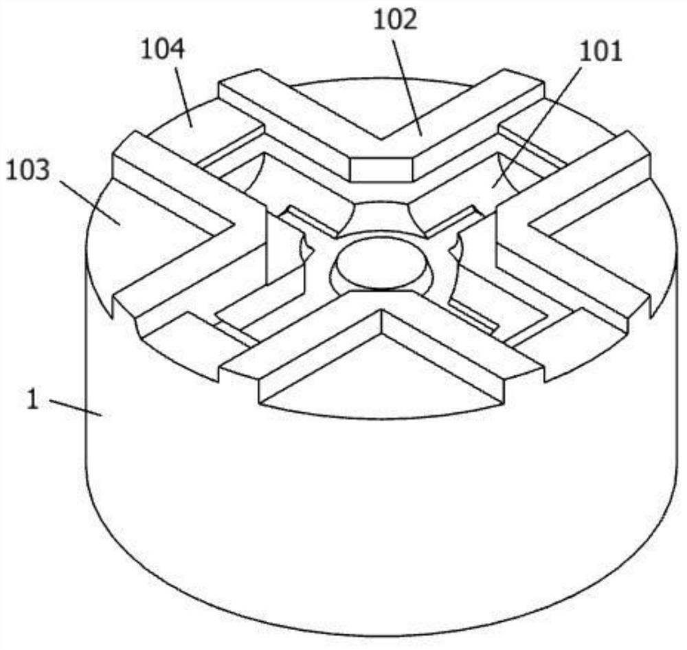 Cross shaft closed forging process