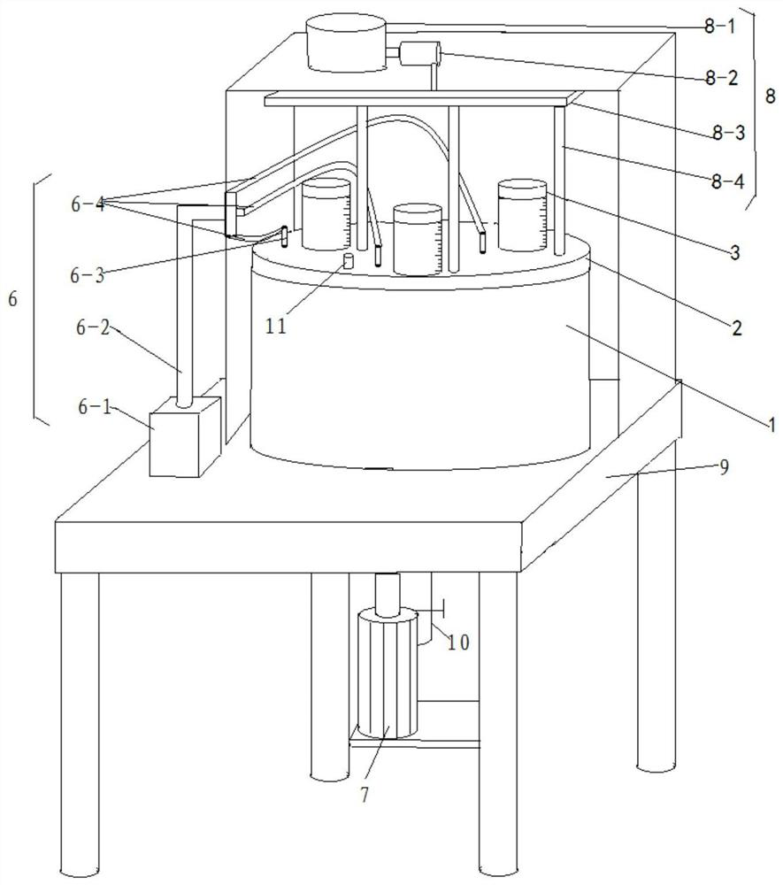 Pigment blending device for art pattern design