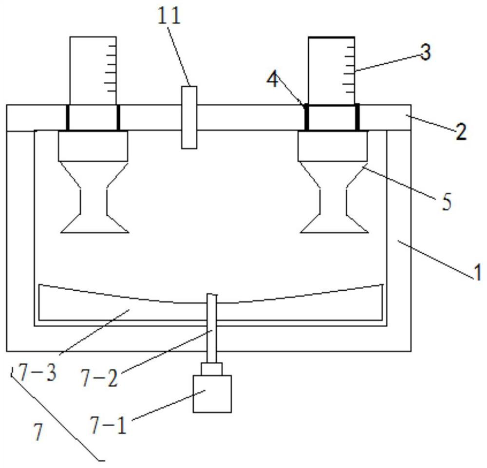 Pigment blending device for art pattern design