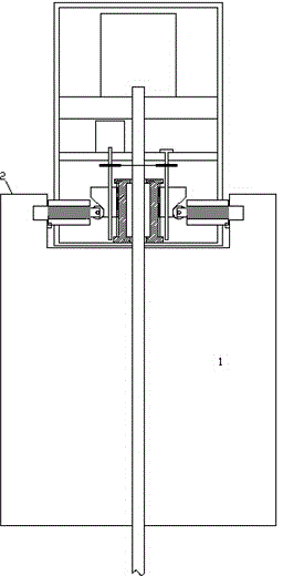 Water conservancy gate device capable of being locked automatically