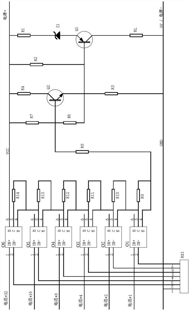 Graded adjustable constant-current source with high-voltage output capability