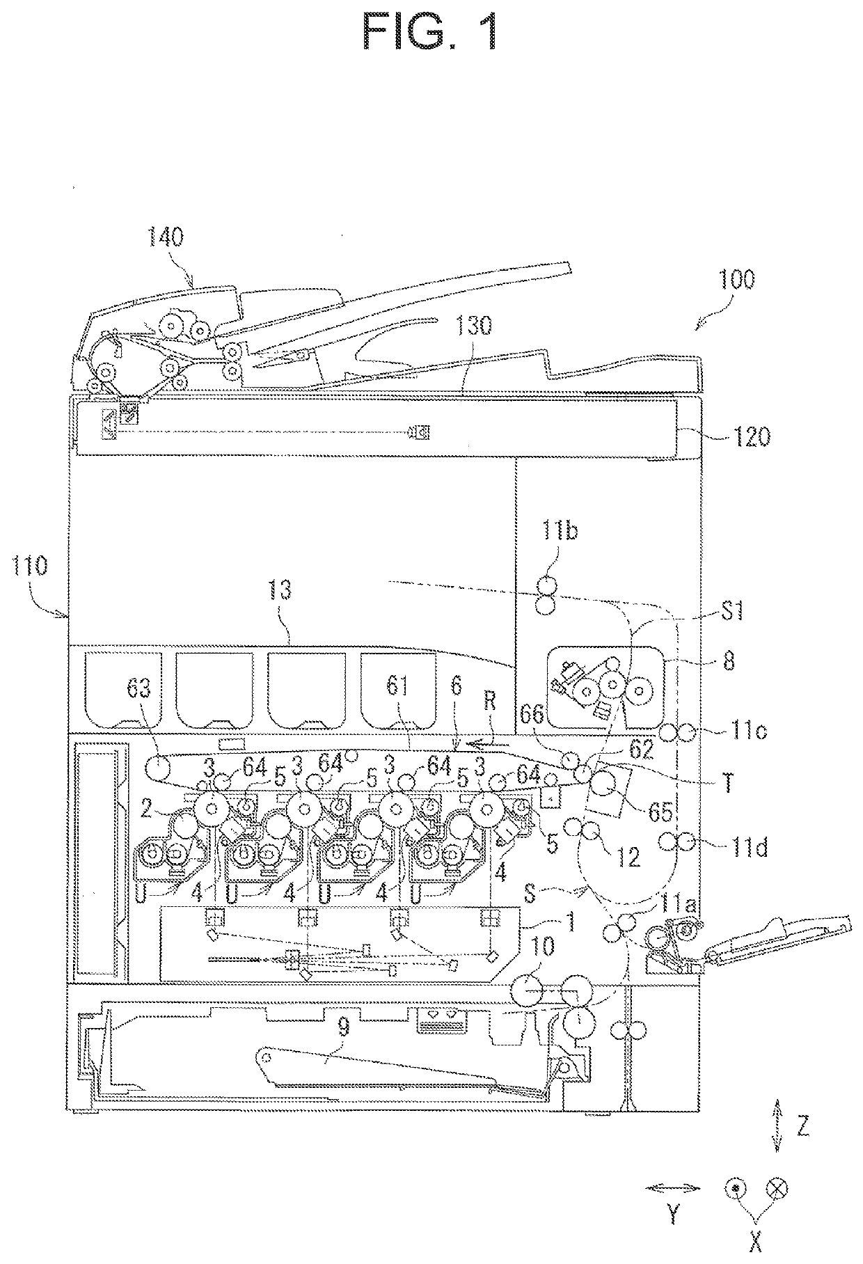 Transcriber and image forming apparatus including the same