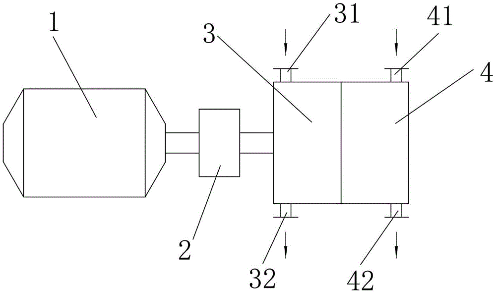 Small seawater desalination pump device