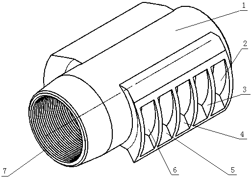 Efficient muzzle brake