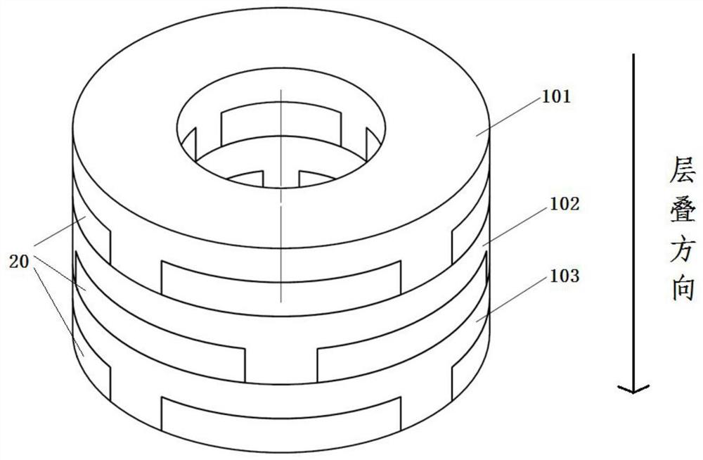 Thermal bridge blocking structure for aircraft and preparation method thereof