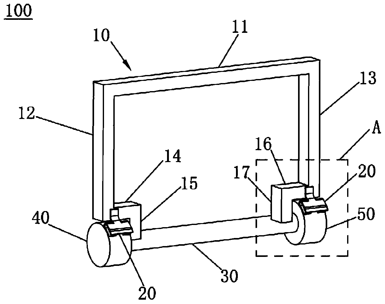 Anti-whiplash seat device and vehicle